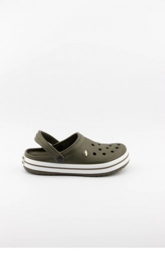 Khaki Summer Slippers 3459.MM HAKI