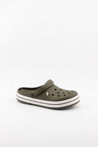 Khaki Summer Slippers 3459.MM HAKI
