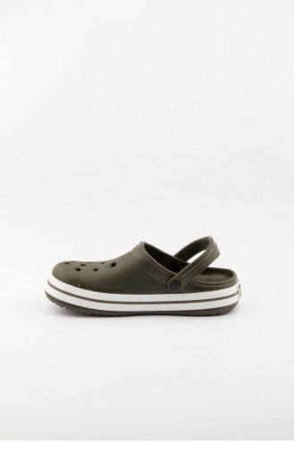 Khaki Summer slippers 3459.MM HAKI