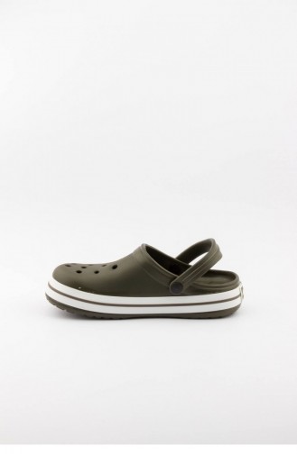 Khaki Summer Slippers 3459.MM HAKI