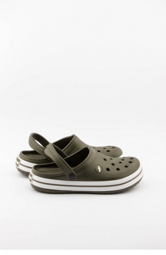 Khaki Summer Slippers 3459.MM HAKI
