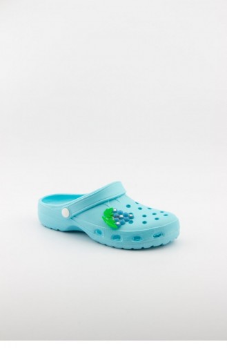 Turquoise Summer slippers 3461.MM TURKUAZ