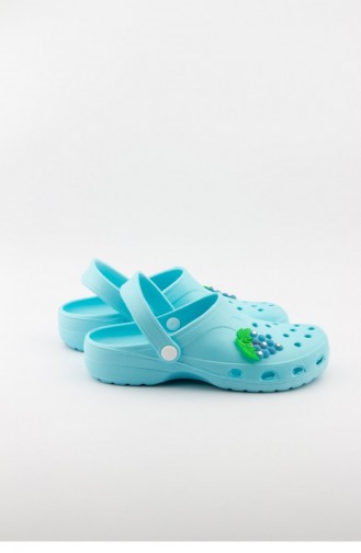 Turquoise Summer slippers 3461.MM TURKUAZ