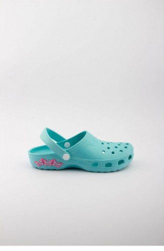 Turquoise Summer slippers 3502.MM TURKUAZ