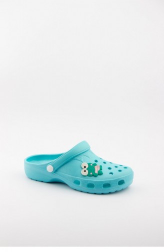 Turquoise Summer slippers 3508.MM TURKUAZ