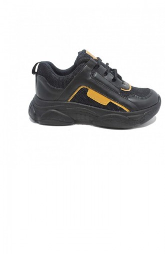 Chaussures Baskets Jaune 3498.MM SIYAH-SARI