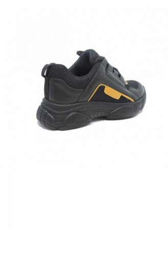 Chaussures Baskets Jaune 3498.MM SIYAH-SARI