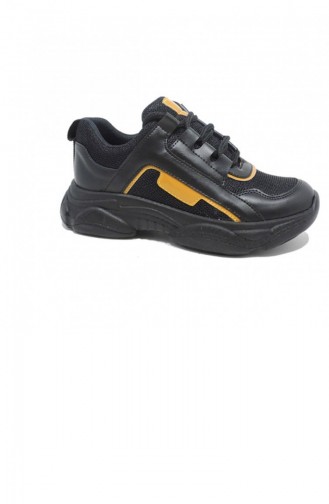 Chaussures Baskets Jaune 3498.MM SIYAH-SARI