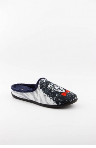 Navy Blue Woman home slippers 3136.LACIVERT