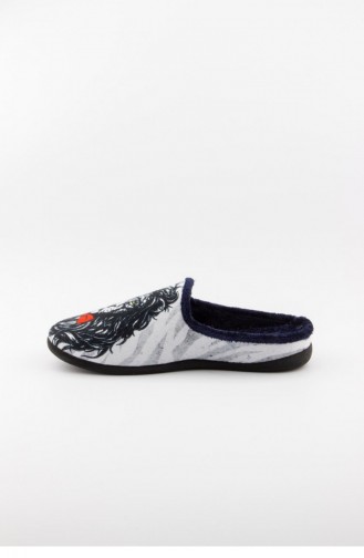 Navy Blue Woman home slippers 3136.LACIVERT