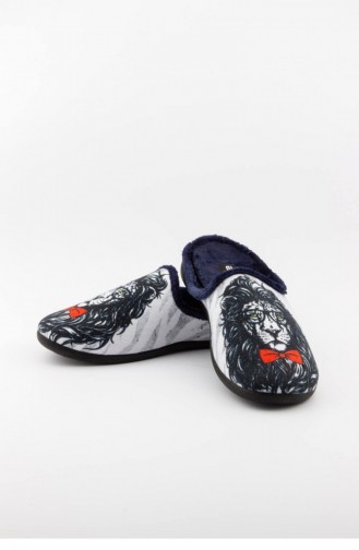 Navy Blue Woman home slippers 3136.LACIVERT