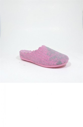 Pink Women`s House Slippers 3087.PEMBE