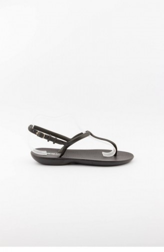 Black Summer Sandals 3368.SIYAH