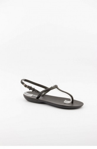 Black Summer Sandals 3368.SIYAH
