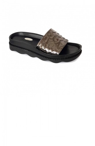 Smoke-Colored Summer Slippers 3306.FUME