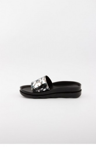Silver Gray Summer slippers 3307.GUMUS