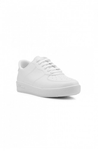White Sport Shoes 8641-02