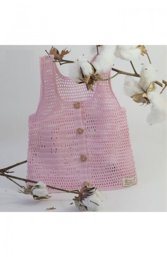 Gilet Bébé Rose 3141