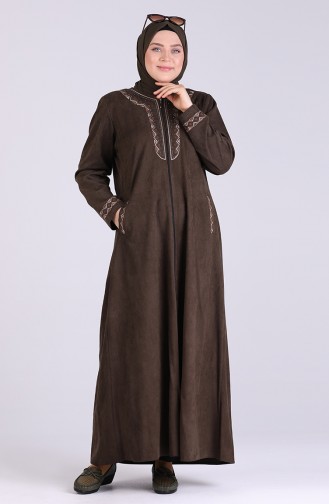 Khaki Abayas 0064-04