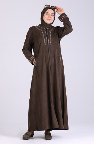 Khaki Abayas 0064-04