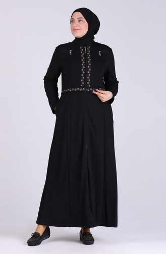 Schwarz Abayas 0960-01