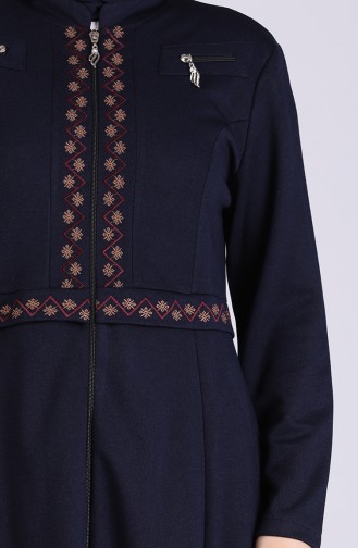 Navy Blue Abaya 0960-04