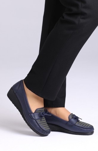 Navy Blue Casual Shoes 0032-02