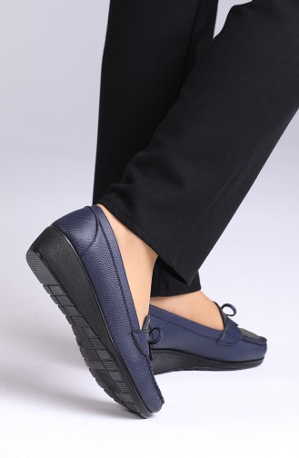 Navy Blue Casual Shoes 0032-02