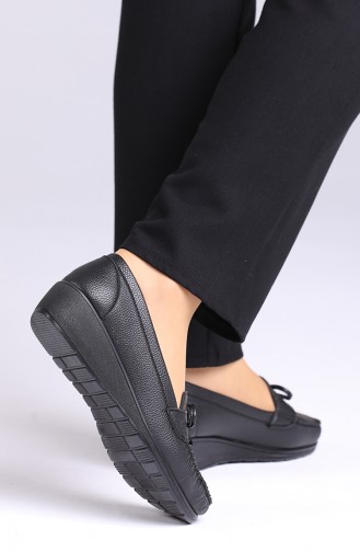 Schwarz Tägliche Schuhe 0032-04