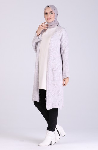 Light Gray Cardigans 1464-01