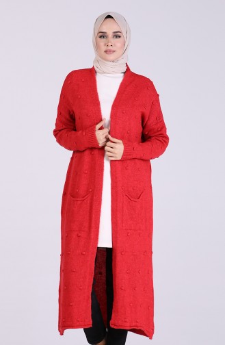 Rot Strickjacke 1467-01