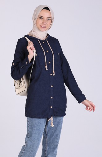 Navy Blue Jas 9054-01