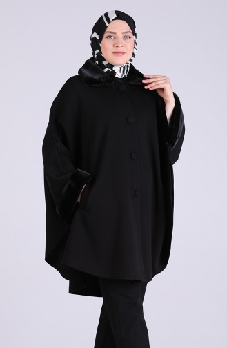 Schwarz Poncho 4952-01