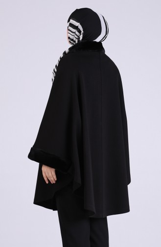 Schwarz Poncho 4952-01