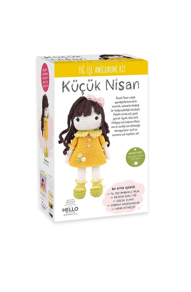 tuva tig isi amigurumi kit kucuk nisan scf07 sefamerve
