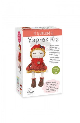 Tuva Tığ İşi Amigurumi Kit Yaprak Kız SCF10