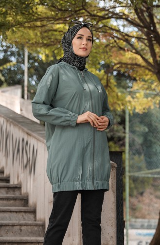 Kapüşonlu Yağmurluk 1470-05 Çağla Yeşili