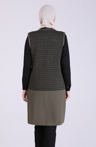 Triko Yelek 4229-01 Haki