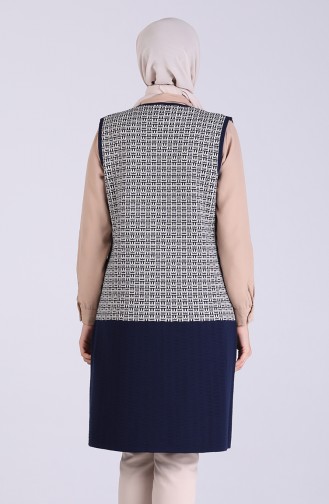 Navy Blue Gilet 4229-02