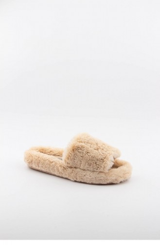 Beige Woman home slippers 3549.MM BEJ