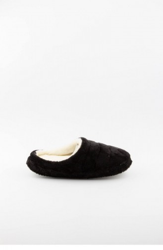Black Woman home slippers 3548.MM SIYAH