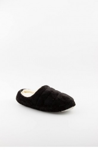 Black Woman home slippers 3548.MM SIYAH