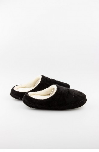 Black Woman home slippers 3548.MM SIYAH