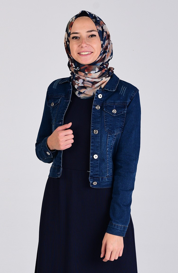 Cepli Kot Ceket 1040-01 Lacivert