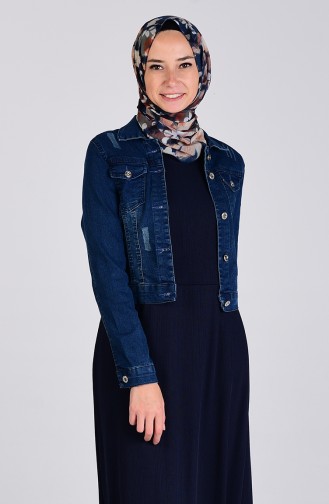 Cepli Kot Ceket 1040-01 Lacivert