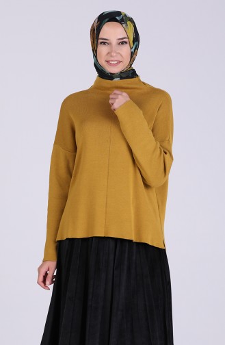 Ölgrün Pullover 5002-01