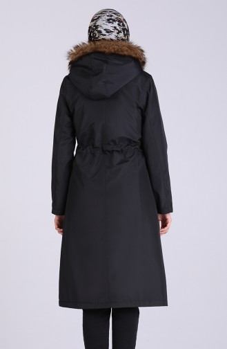 معطف أسود 9051-05