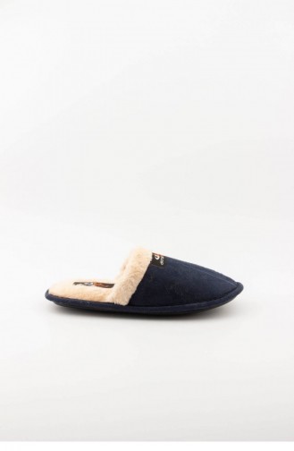 Navy Blue Woman home slippers 3561.MM LACIVERT
