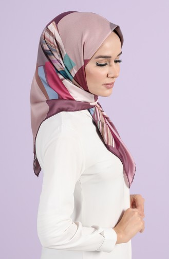 Armine Twill Eşarp 3005P-06 Mürdüm Pudra