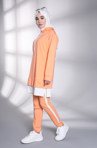 Pale Orange Tracksuit 20038A-11